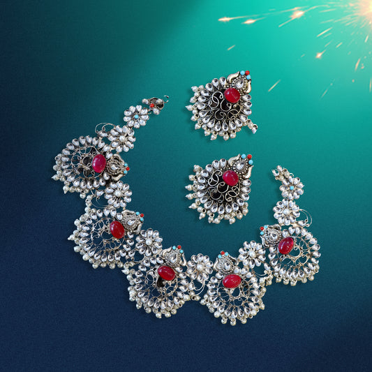 Mughal-Inspired Tradition Necklace Set