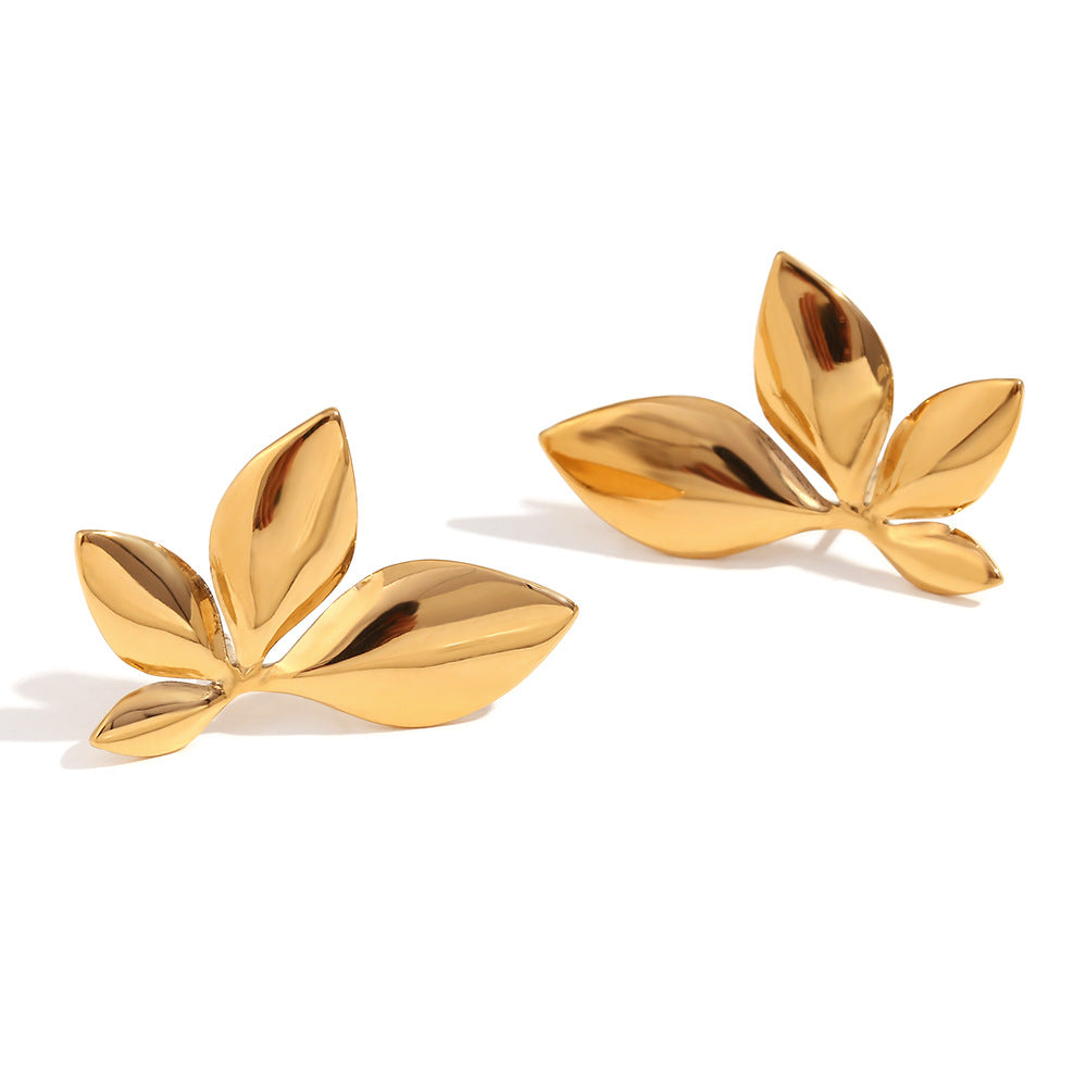 Leaf Statement Earrings – Elegant Earrings for Women