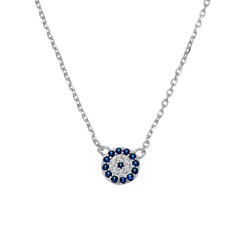 Sterling Silver Guardian Gaze Necklace