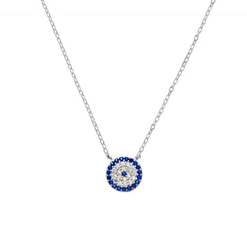 Sterling Silver Mystical Gaze Necklace