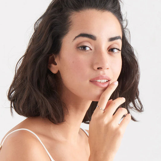 Ania Haie Silver Glow Adjustable Ring