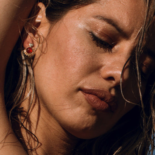 Ruby Stud Earrings