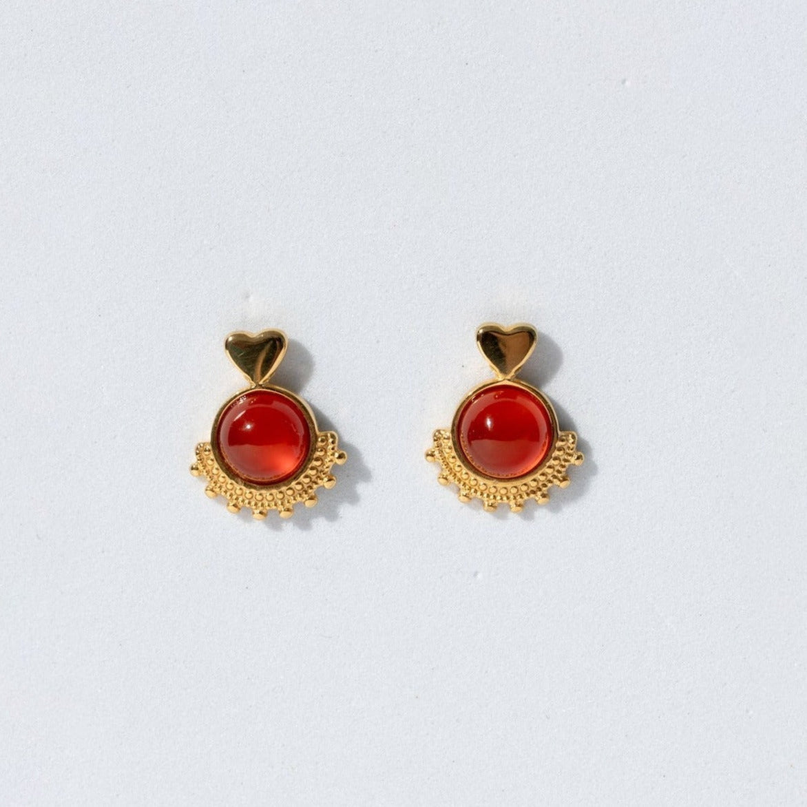 Ruby Stud Earrings
