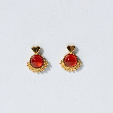 Ruby Stud Earrings