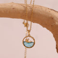 Ocean-Inspired Whale and Sea Pendant Necklace – Fashion Jewelry for Women - Begum