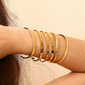 Gold-Plated Star Bracelet – Trendy Rhinestone Cuff for Women - Begum