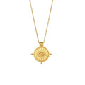 Trendy Gold Pendant Necklace - Mood Tracker Jewelry for Women - Begum