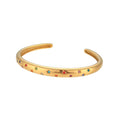 Gold-Plated Star Bracelet – Trendy Rhinestone Cuff for Women - Begum