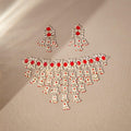 Traditional Choker Necklace and Earrings Set - Begum