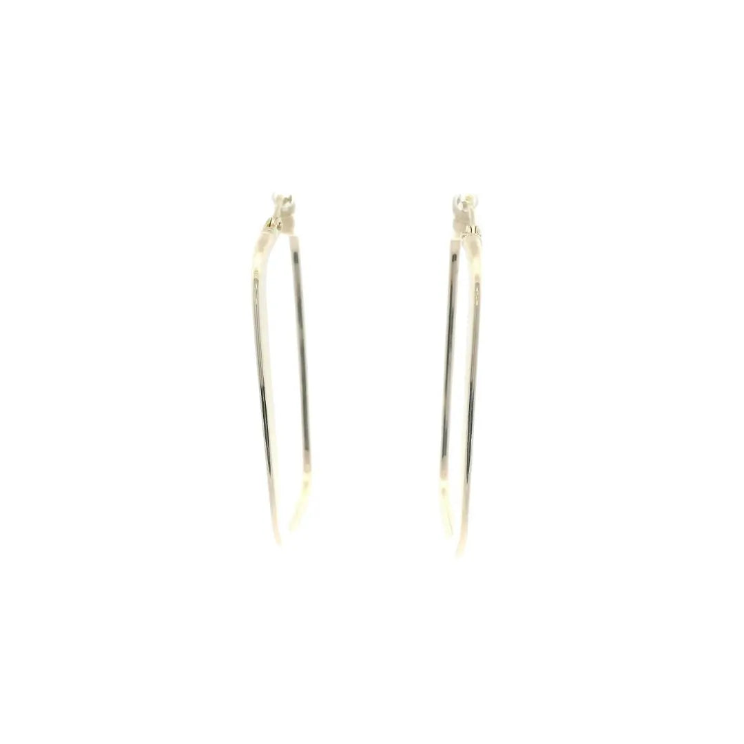 Large Square Hoop Earrings