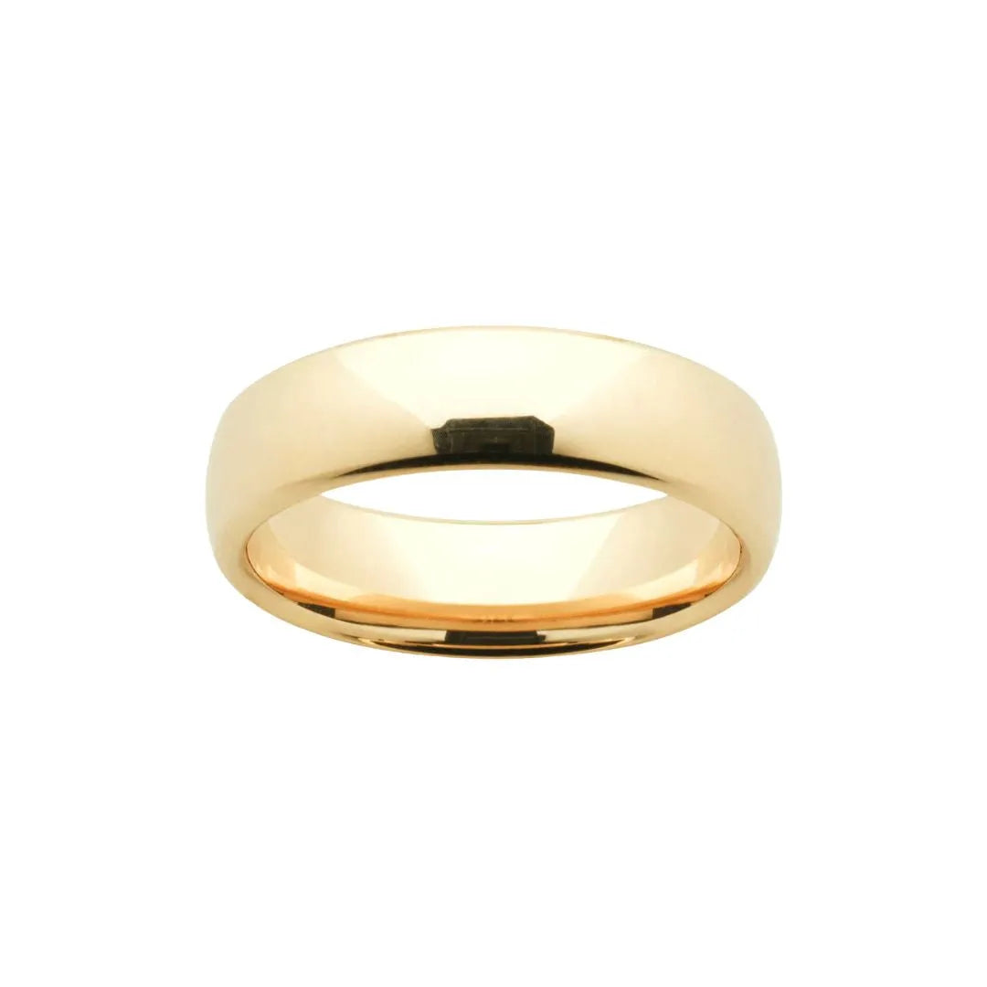 Ladies Yellow Gold Wedding Band