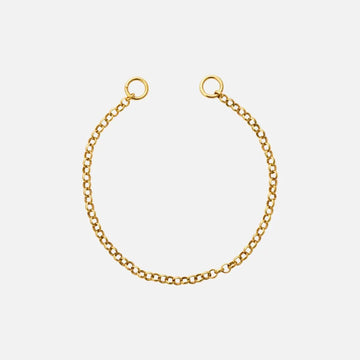 Nikki Lissoni Gold Plated Round Cable Tag Bracelet 11cm