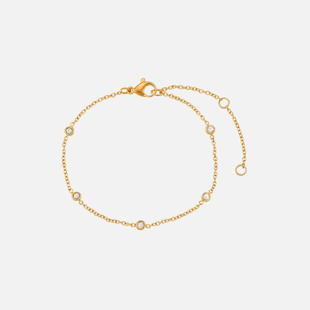Crystal Ball Station Bracelet