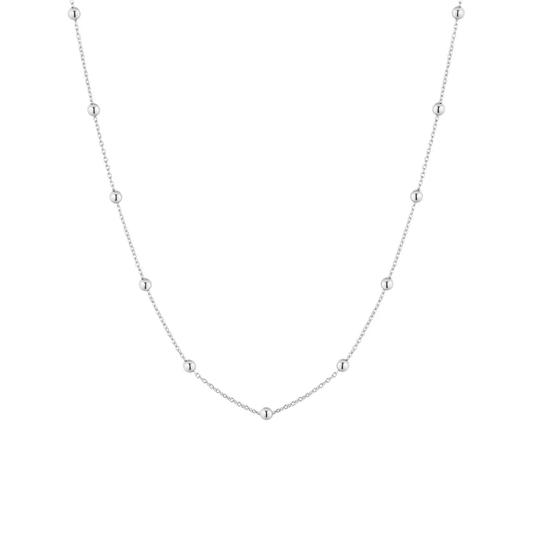 Ania Haie Silver Beaded Chain Necklace