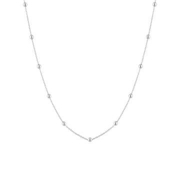 Ania Haie Silver Beaded Chain Necklace