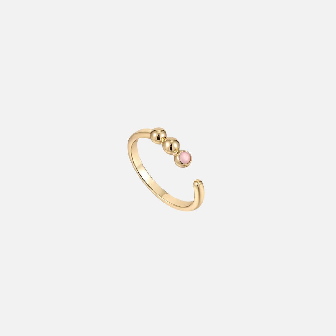 Ania Haie Silver Orb Sparkle Adjustable Ring