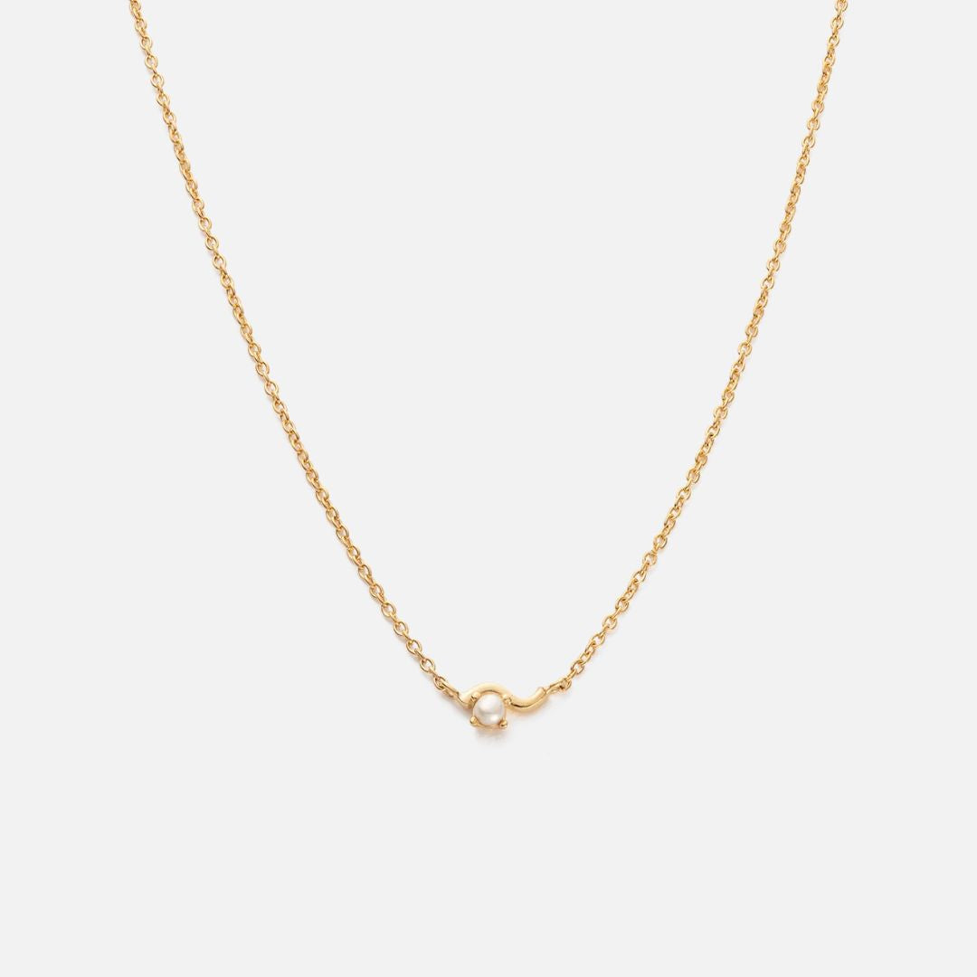 Kirstin Ash Ripple Necklace 18K Gold Plated