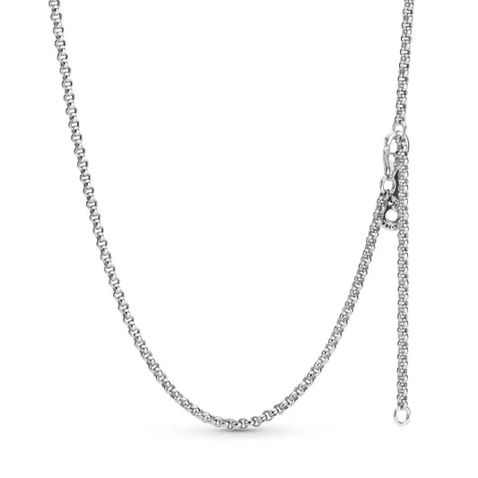 Sterling silver rolo chain