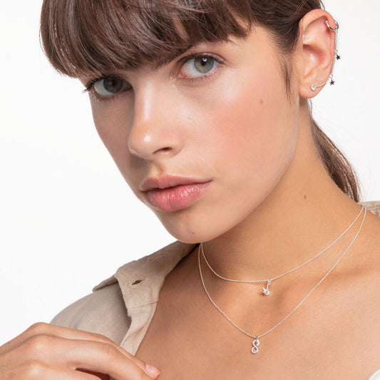 Thomas Sabo Charming Silver Infinity Necklace 38-45cm