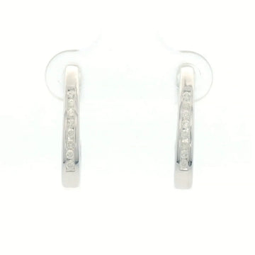 10K WHITE GOLD 0.15CT Dia FASHION EARRING