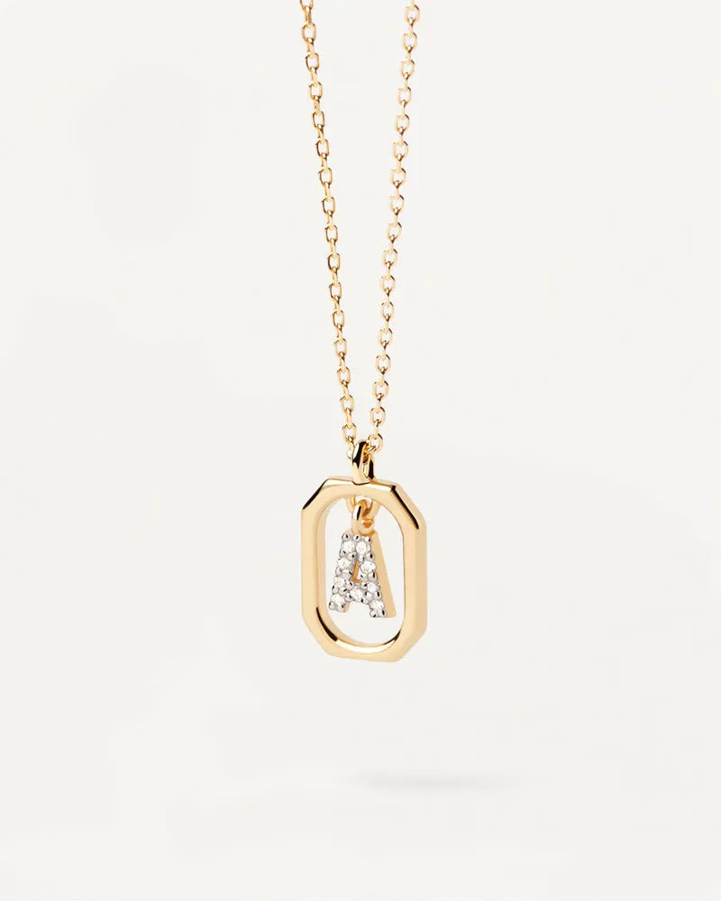PdPaola Mini Letter Z Necklace