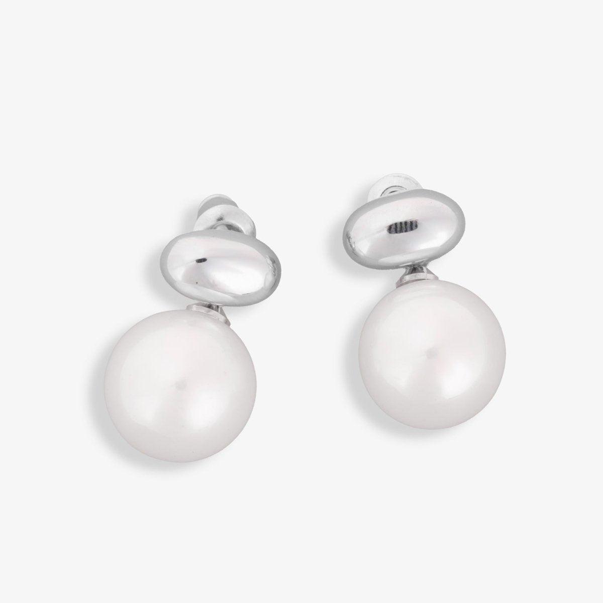 Asymmetrical Pearl Drop Earrings - Begum