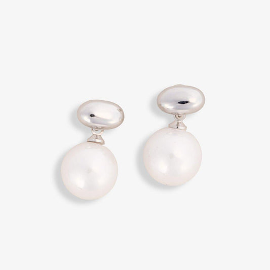 Asymmetrical Pearl Drop Earrings - Begum