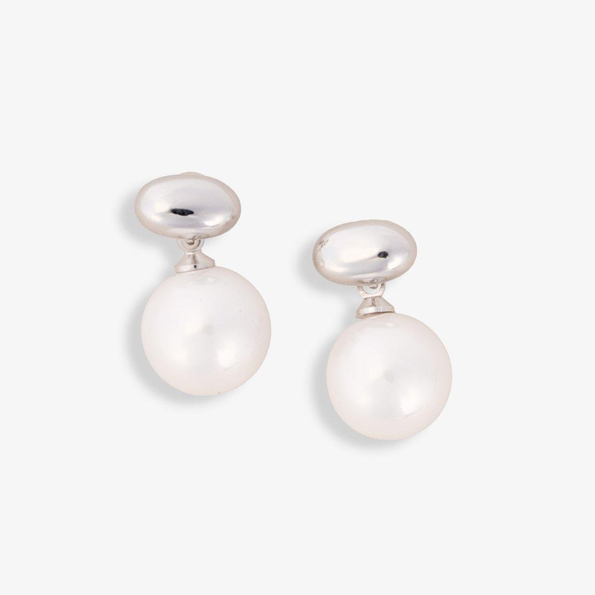 Asymmetrical Pearl Drop Earrings - Begum