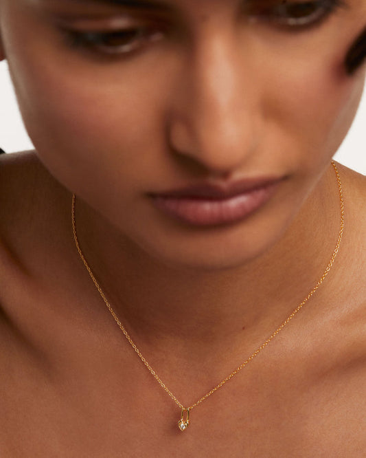 PDPaola Heart Padlock Necklace
