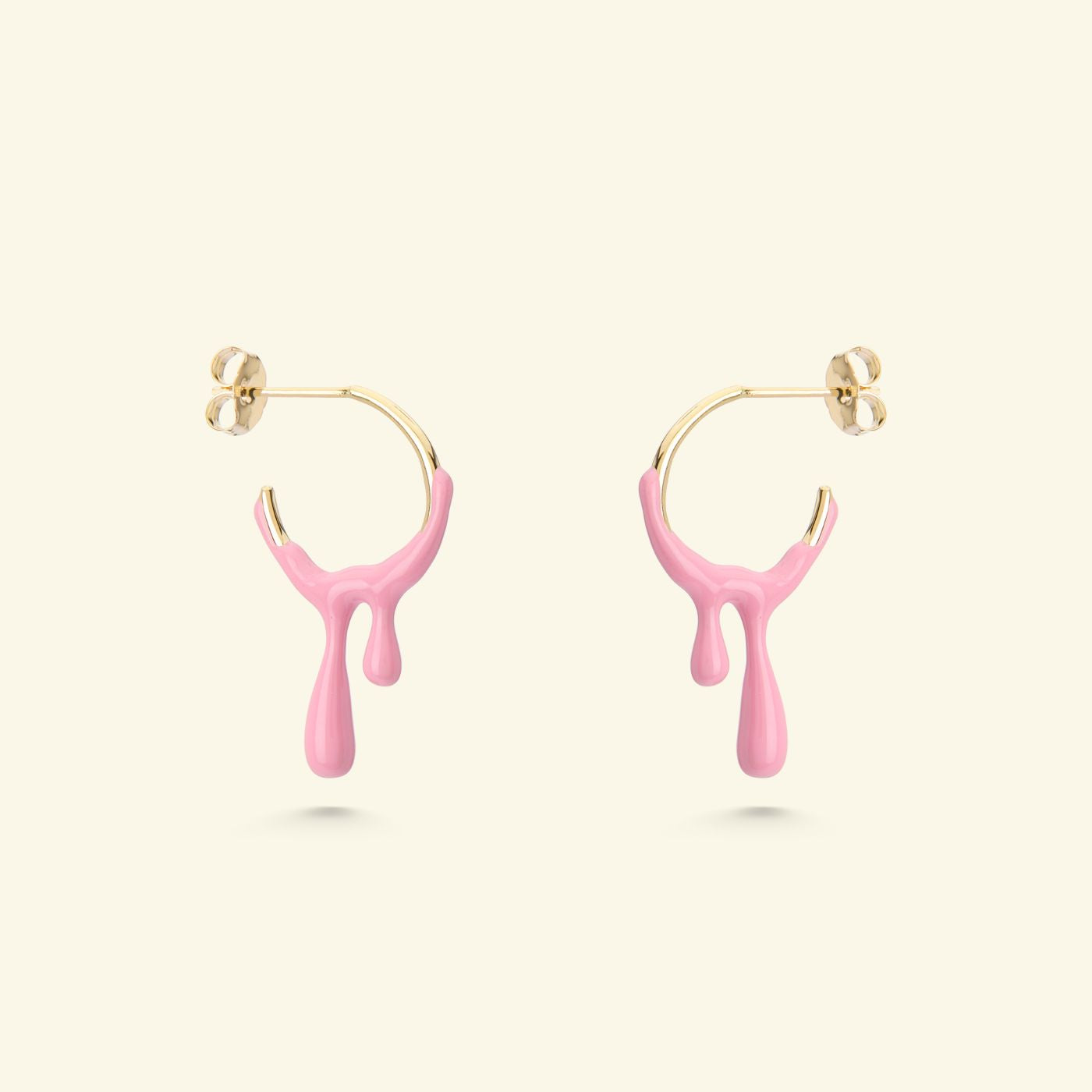 Gelato Gold Earring - Raspberry