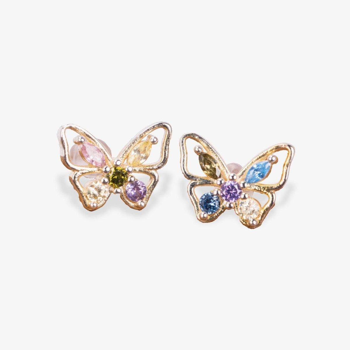 Begum Butterfly Stud Earrings | Ethical Jewelry Australia - Begum