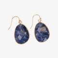 Blue Sapphire Drop Earrings - Designer Fashion Jewelry Australia - Begum