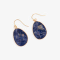 Blue Sapphire Drop Earrings - Designer Fashion Jewelry Australia - Begum