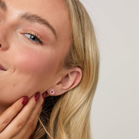 Cometa Heart Stud Earrings