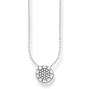 Thomas Sabo Sterling Silver “Classic Pave" Necklace 40-45cm