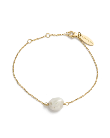 Kirstin Ash 18ct Gold Plated Pearl Bracelet