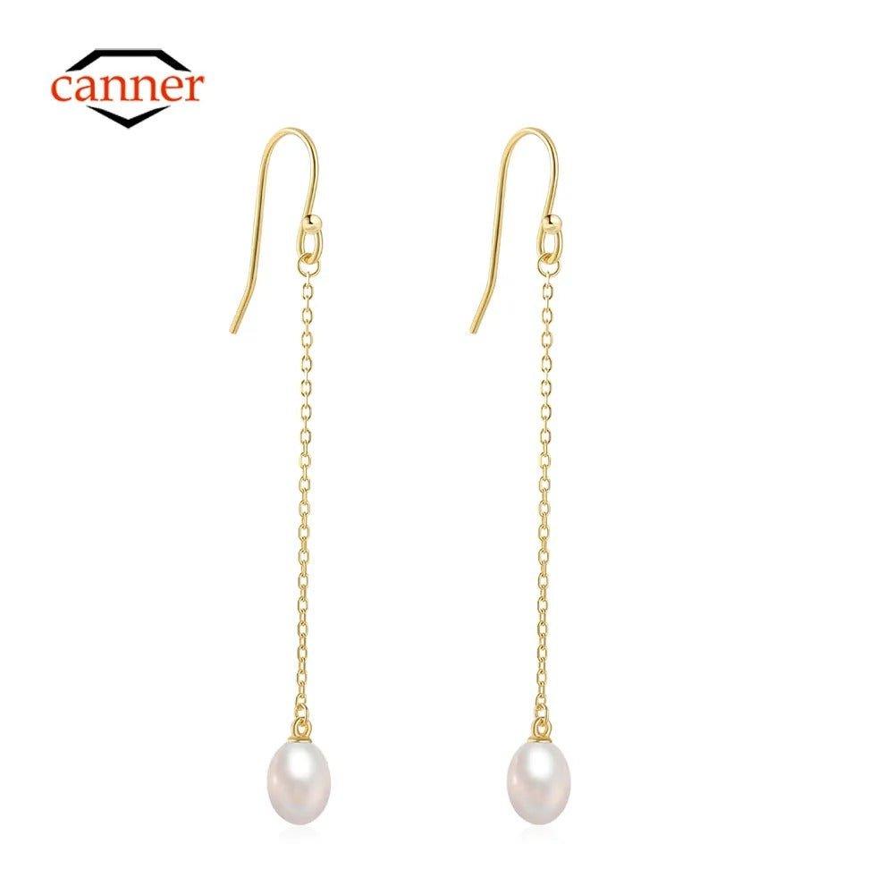 Delicate Pearl Drop Earrings - Begum