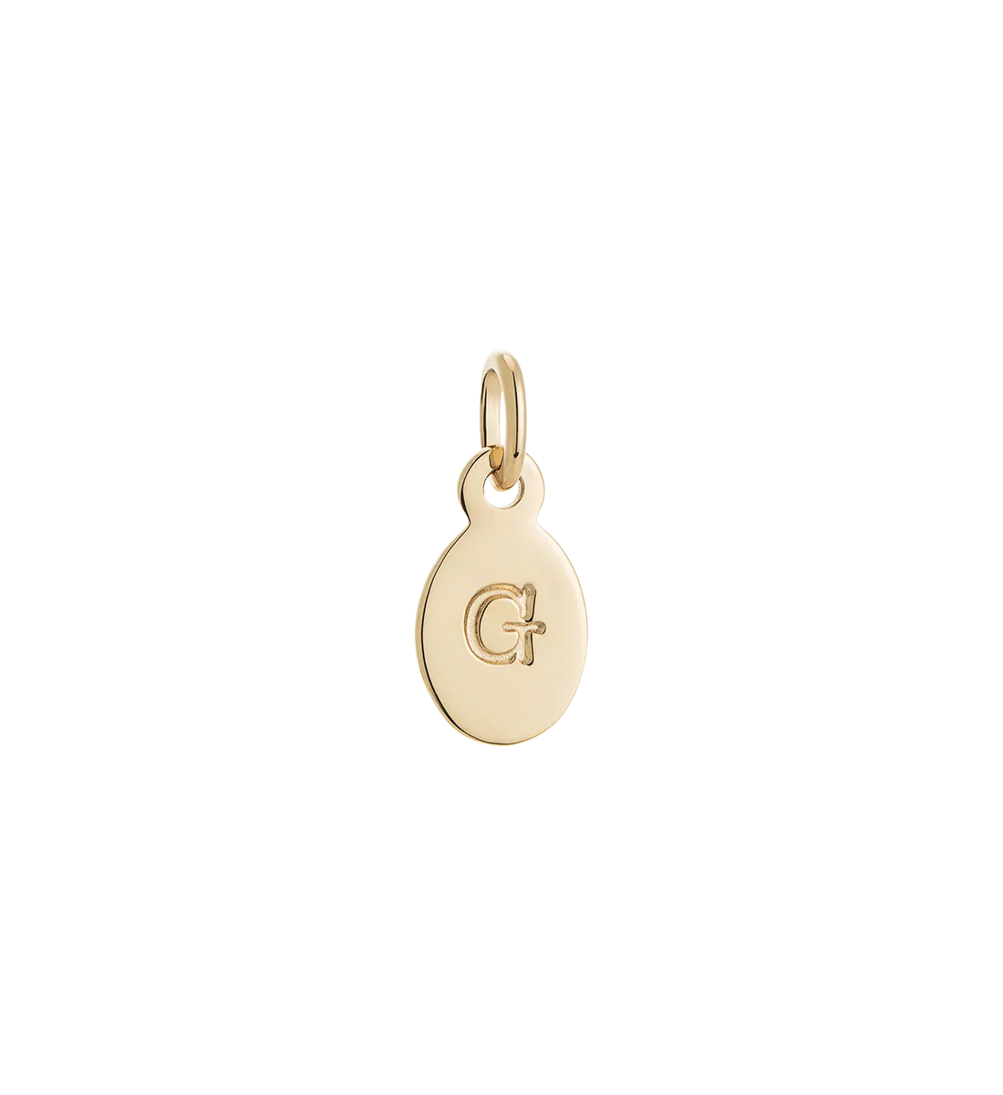 Kirstin Ash 14ct Gold Solid Initial 'G'