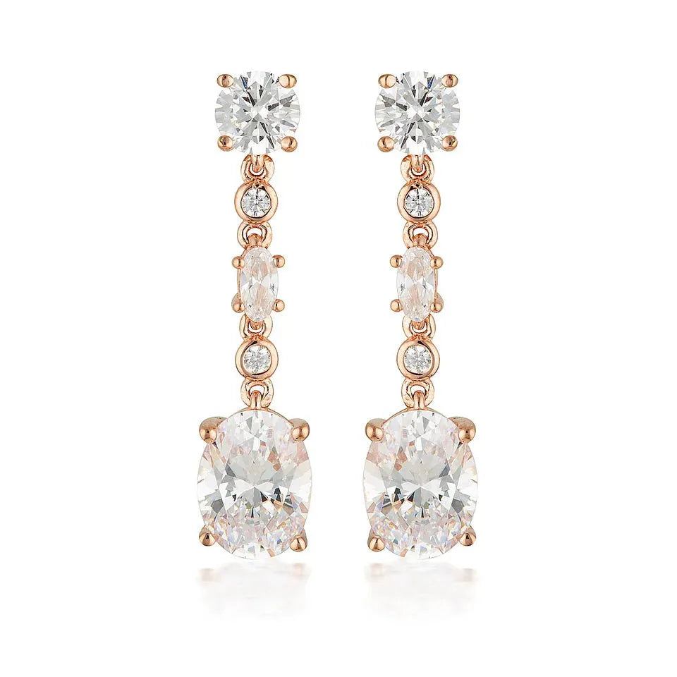 Georgini Lux Lusso Rose Gold Earrings