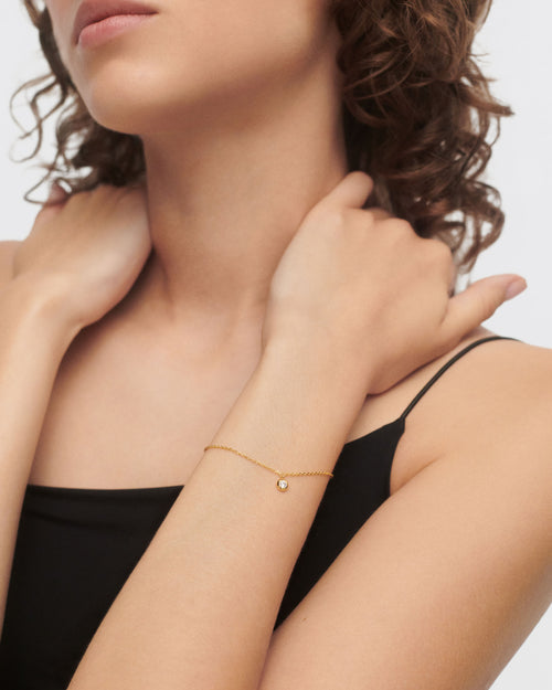 PdPaola Sand Solitary Bracelet