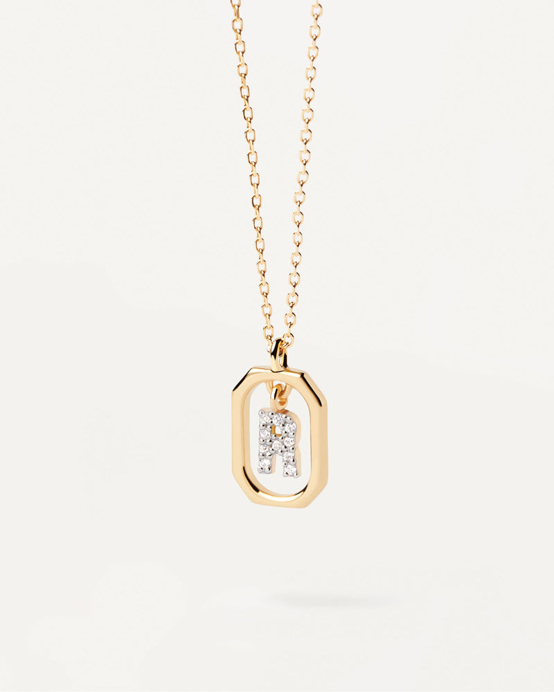 PdPaola Mini Letter Necklace