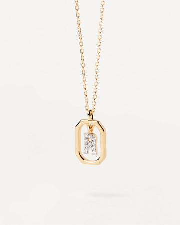 PdPaola Mini Letter Necklace