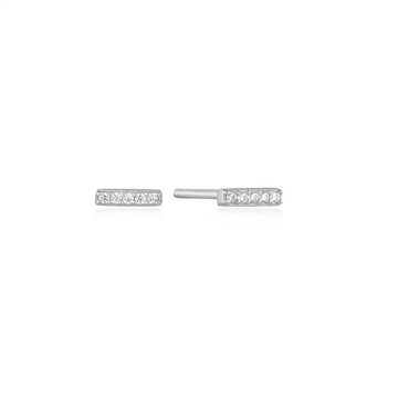 Ania Haie Silver Glma Bar Studs