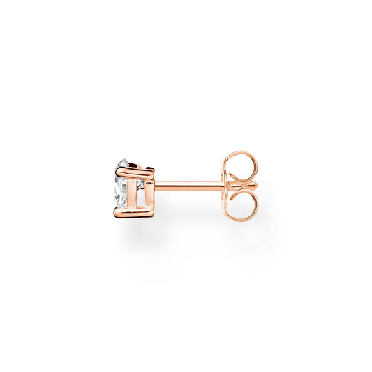 Thomas Sabo Single Ear Stud Heart Rose Gold