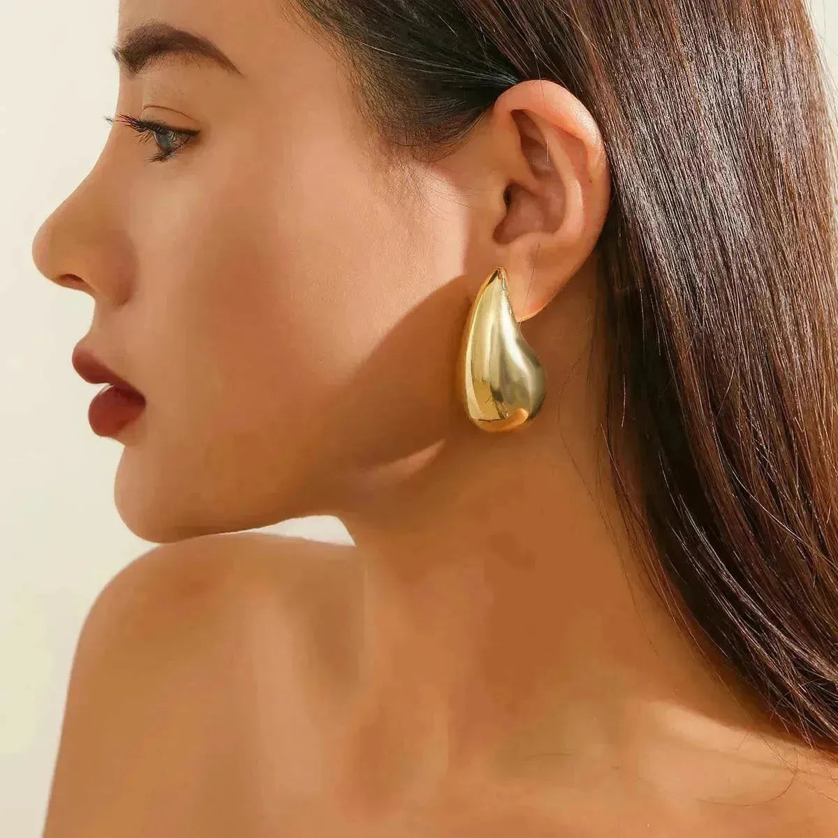 Rhoni Statement Water Drop Earrings - Begum