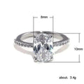 Moissanite Hidden Halo Ring - Begum