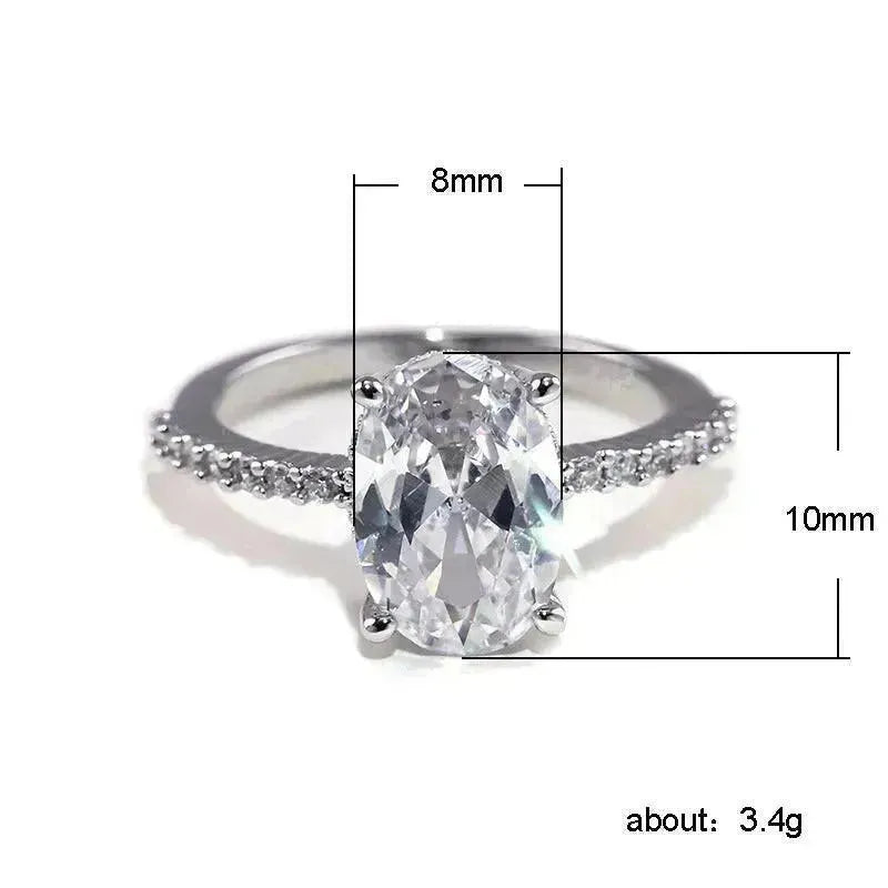 Moissanite Hidden Halo Ring - Begum
